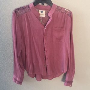 Pink long sleeve shirt